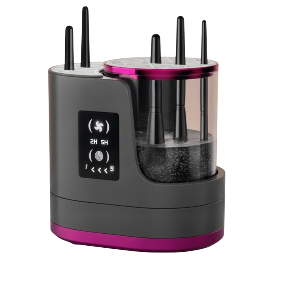 LumiClean: 3-in-1 Electric Makeup Brush Cleaner