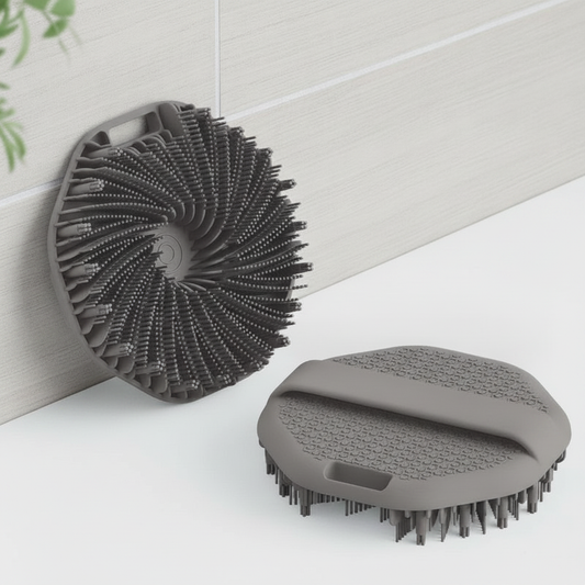 Cepillo Exfoliante y Limpiador Corporal de Silicona