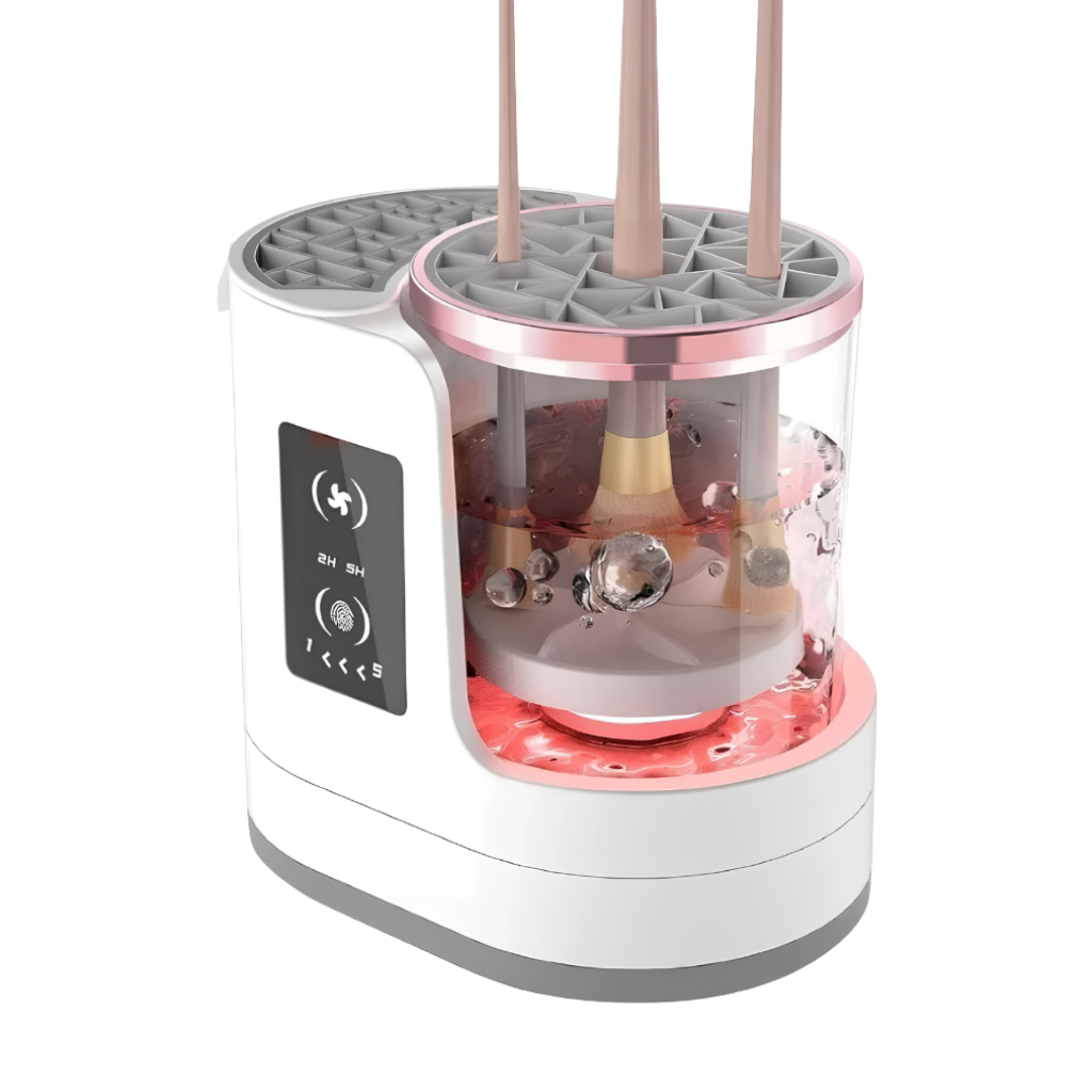 LumiClean: 3-in-1 Electric Makeup Brush Cleaner