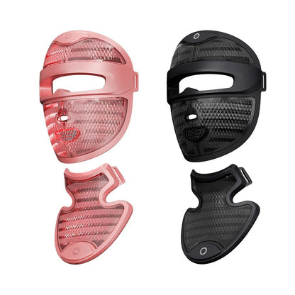 7-Color LED Light Therapy Face & Neck Mask — 672 LED Chips, Wireless