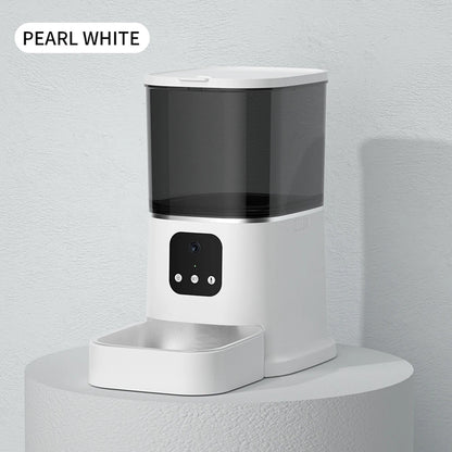 6L Smart Automatic Pet Feeder with HD Camera & WiFi App — Cats & Dogs