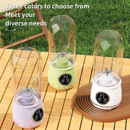 550ml Portable Wireless Blender — 10 Blades, USB-C, 3 Speed Digital Display
